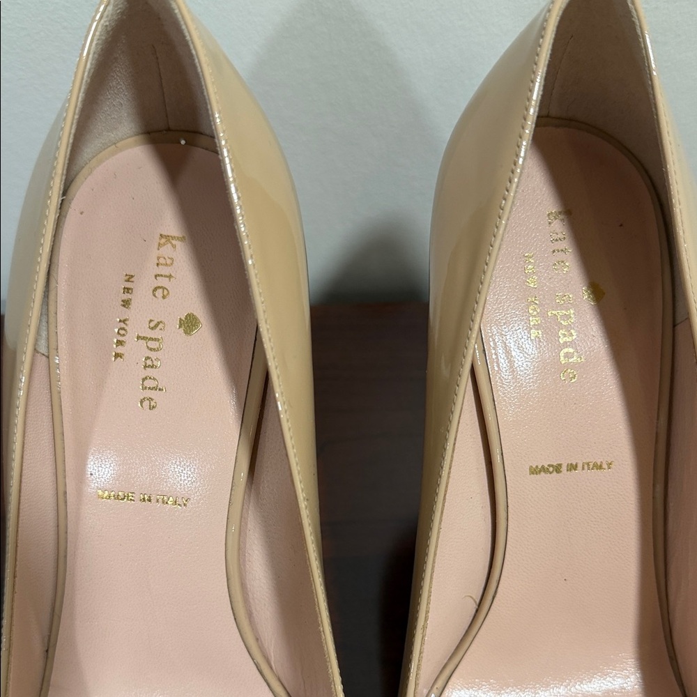 Kate Spade Nude Pointed Toe Heels - Picture 5 of 8